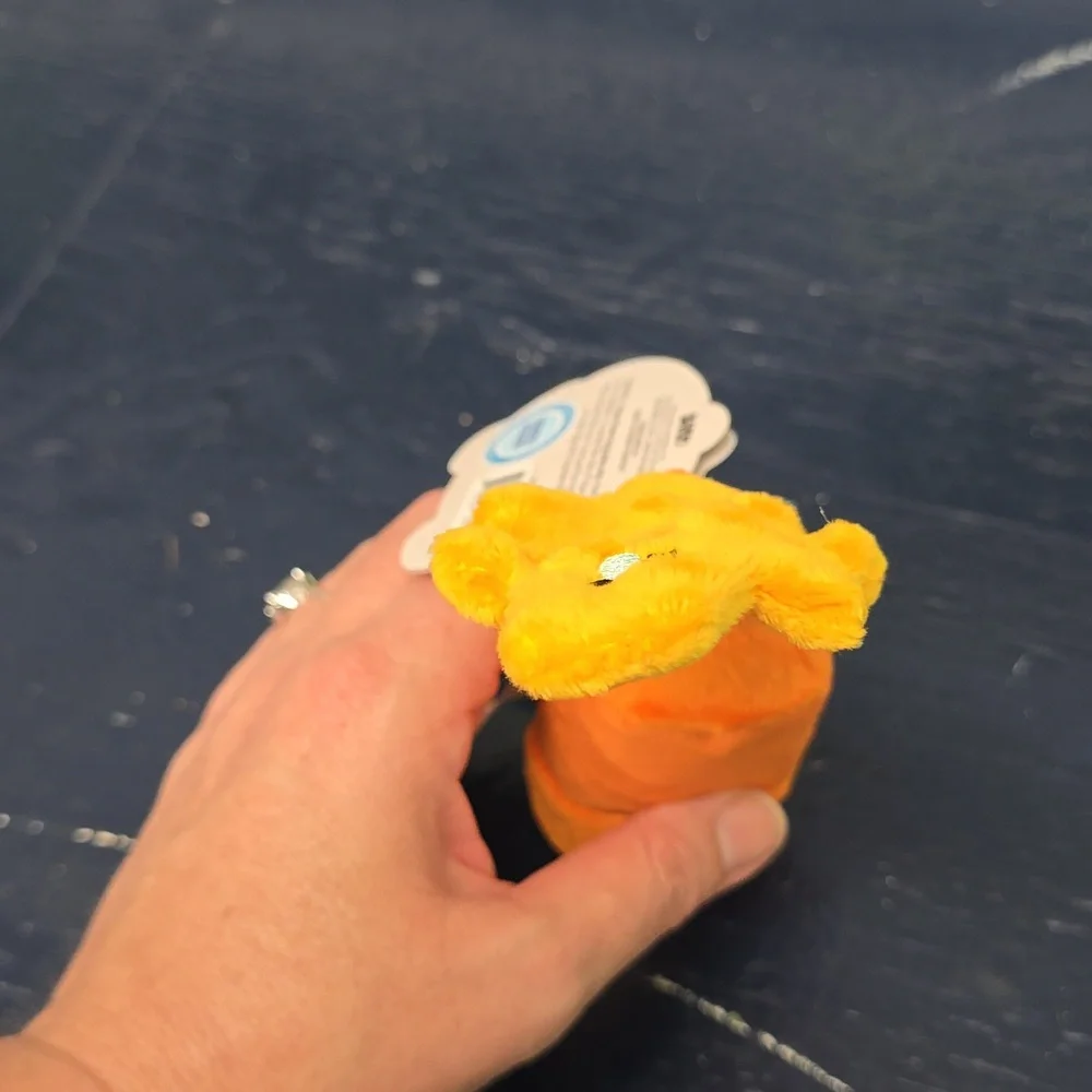 Bark Sunlicks Orange Soda Dog‎ Toy Size Small 0-20 Pounds NWT